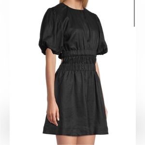 SIR. The Label Franc Open Back Black Mini Dress